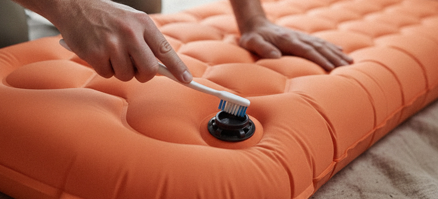 Rengöra ventil liggunderlag